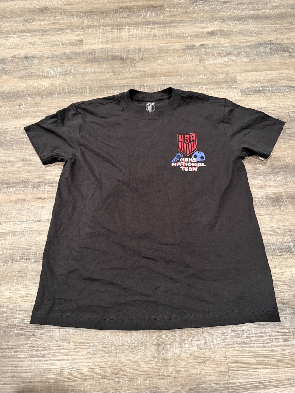 Men's Black USA National Team Short Sleeve Graphic Tee